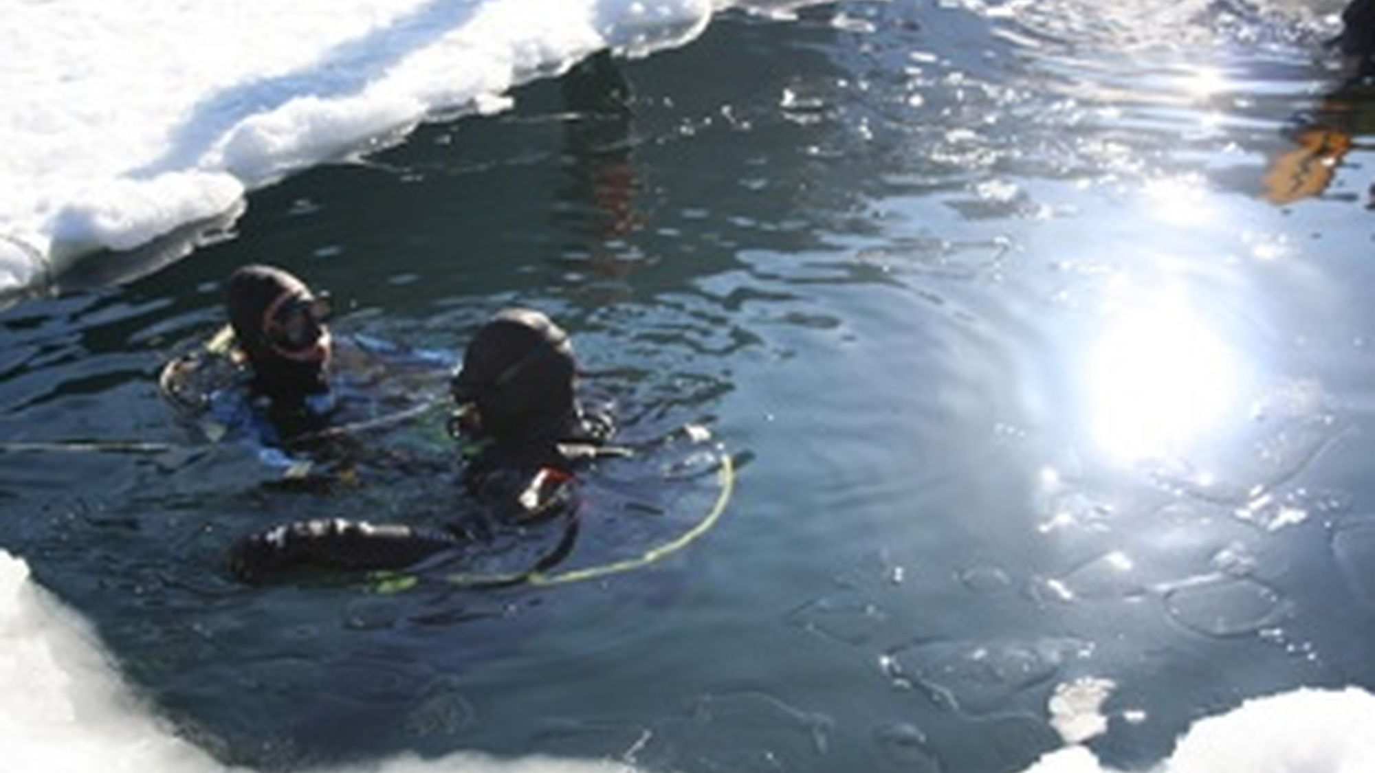 Découvrez la plongée sous glace